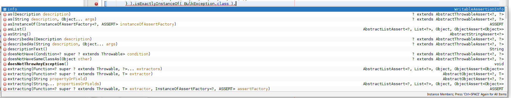 extracting completions